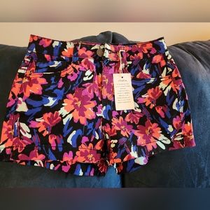 So Floral Print Shorts